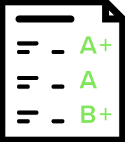 Credit report card icon